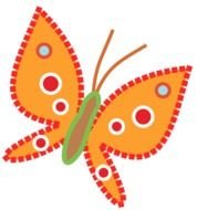 Cartoon Butterfly Clip Art N9