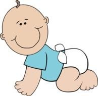 Cartoon Baby Boy Clip Art N16