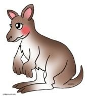 Wallaby Clip Art