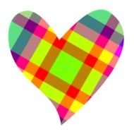 abstract heart as a picture for clipart