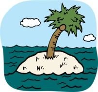 Desert Island Clip Art