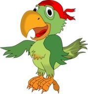 Pirate Parrot Clip Art N6