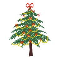 Christmas Tree Clip Art N41