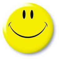 Smiley Face, yellow button