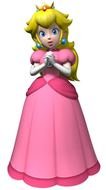 Princess Peach as a graphic illustration