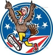 Turkey Trot Clip Art