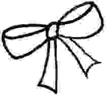 Hair Bow Coloring Page