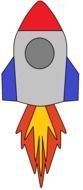 clipart of the Space Rocket