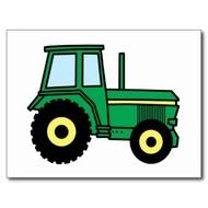 Green Tractor Clip Art