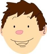 Boy Face Clip Art N3