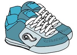 children's blue sneakers