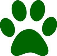 Bobcat Paw Print Clip Art