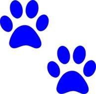 Paw Print Clip Art N15