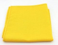 yellow towel as a picture for clipart