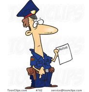 Cartoon Police Officer