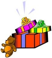 Boy Picking Up Toys Clip Art