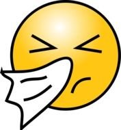 Clipart of Cold Smiley