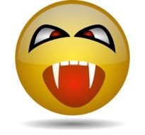 Vampire Smiley Face