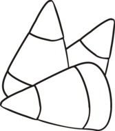 Candy Corn Coloring Pages