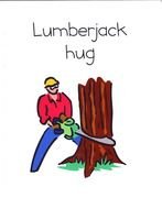 lumberjack hug drawing