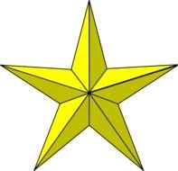 Gold Star Clip Art N7