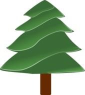 Evergreen Tree Clip Art N2