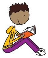 Ä°llustration of reading boy