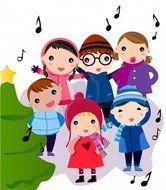 picture of children singing songs