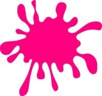 Red Paint Splatter Clip Art N5