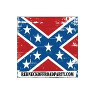 Redneck Rebel Flag Car Stickers