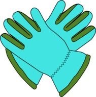 Winter Gloves Clip Art