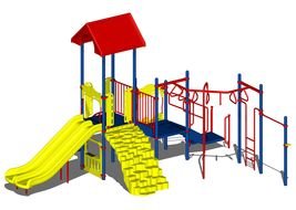 set of Playground Equipment, drawing