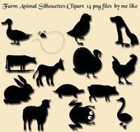 Turkey Silhouette Clip Art