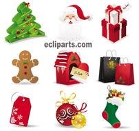 Christmas image Clip Art darwing