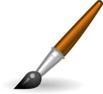 Paint Brush Clip Art N9