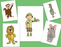 Jungle Theme Clip Art drawing