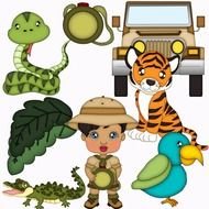 Safari Theme Clip Art