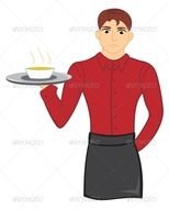 Waiter Clip Art N3