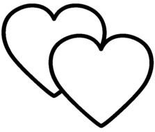 Simple Heart Coloring Page