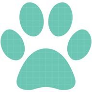 Animal Paw Prints Clip Art N2