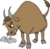 Cartoon Bulls Clip Art N4