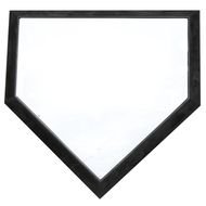 drawn white down arrow