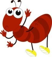 red Ant Clip Art drawing