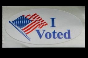 "I Voted" Sign Clipart