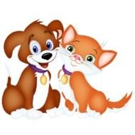 Dog Cat Clip Art N6