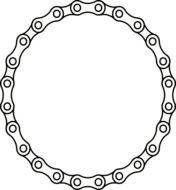 Motorcycle Chain Clip Art