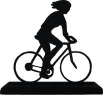 Bike Riding Silhouette drawing