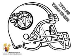 Football Helmet Coloring Pages