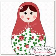 Russian Nesting Dolls Clip Art
