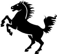 Mustang Horse Clip Art N6
